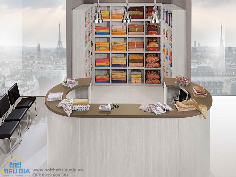 Quầy tiếp tân nhỏ QTT03