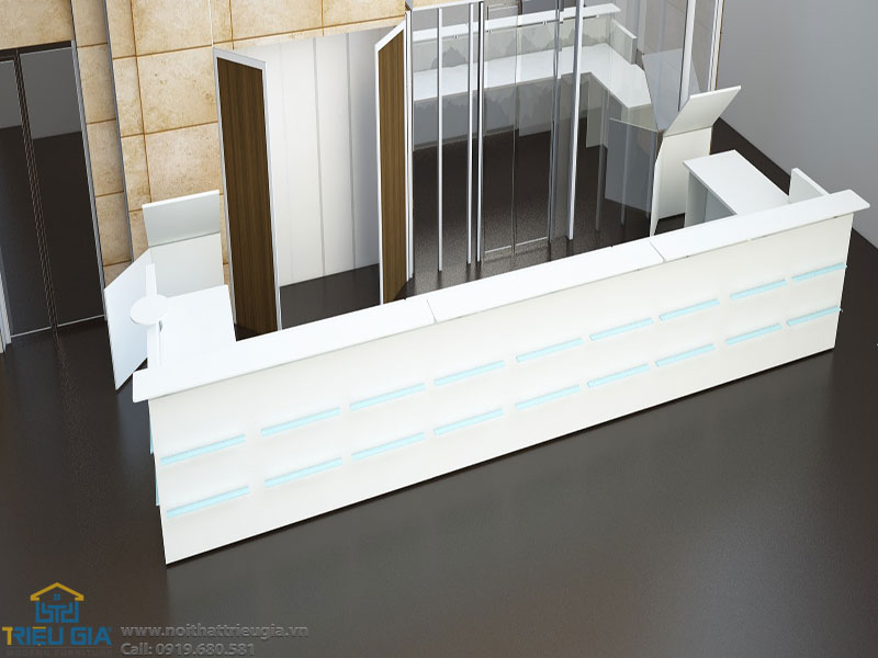 Quầy lễ tân nhỏ QLT08